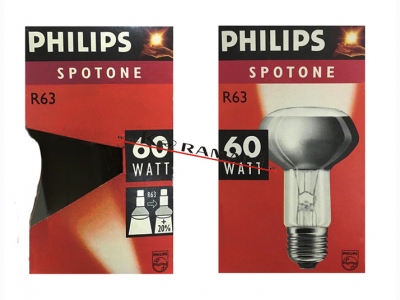 Λάμπα Philips Spotone E27 R63 60Watt
