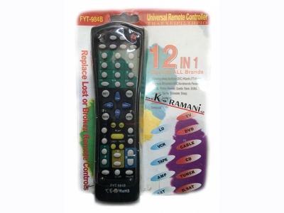 Universal Remote Control TV-DVD-CD 12in1 FYT-984B [01.THL.04]