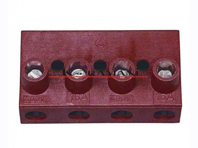 Electrical connector female 4 positions [KZ.39.07]