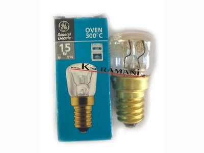 Oven lamp 15W - E14 General Electric [85.LA.06G]